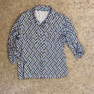 J McLaughlin classic blouse